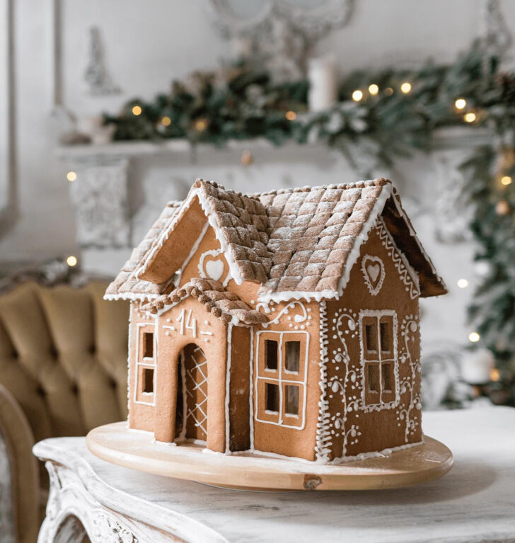 Gingerbread House Kit Template