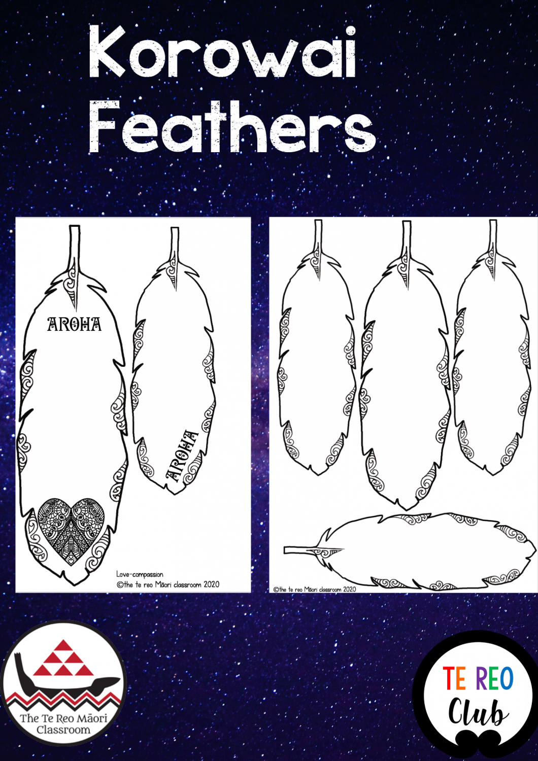Matariki 2019-2020 - The Te Reo Māori Classroom intended for Korowai Feather Template