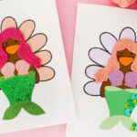 Mermaid Turkey Disguise (Free Template)   The Best Ideas For Kids Regarding Mermaid Turkey Template