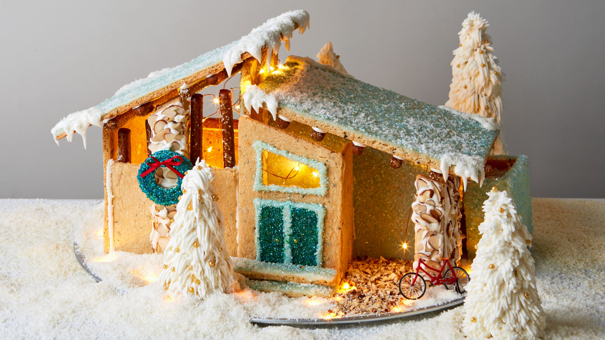 Mid-Century Modern Cookie House intended for Mid Century Gingerbread House Template