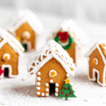 Mini Gingerbread Houses Pertaining To Mini Gingerbread House Template