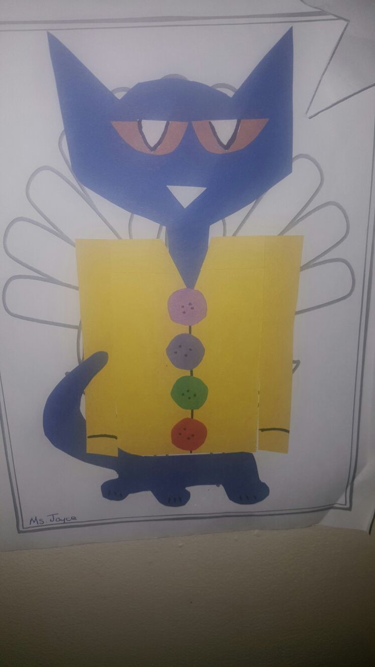 Miss Joyces Pete The Cat regarding Pete the Cat Turkey Disguise Template