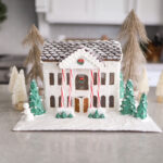 Modern Colonial [Gingerbread Template]   Etsy Inside Gingerbread House Templates For Sale