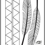 Native American Headband Template Inside Indian Feather Headband Template