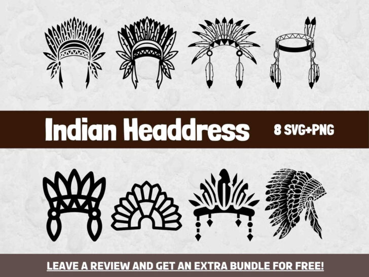 Feather Template For Indian Headband Circut