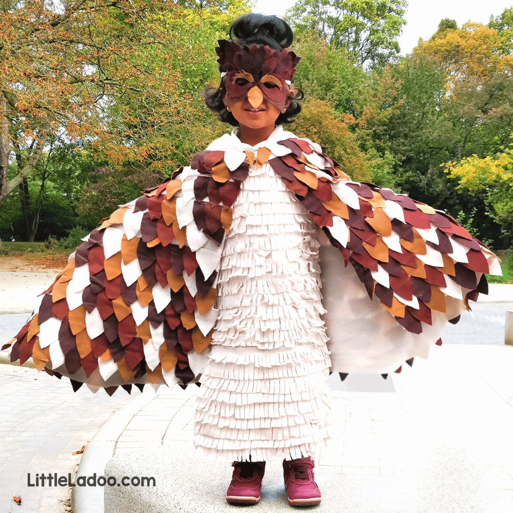 No-Sew Owl Costume - Anyone Can Make This Adorable Costume in Owl Costume Feather Template