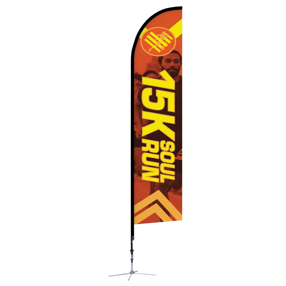 One Choice® 14Ft. Feather Flag - Large Format - Offset Printing inside Feather Flag Template 14 Ft