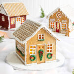 Our Family Gingerbread Houses With Gingerbread House Easy Template