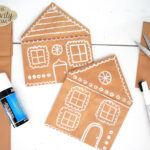 Paper Bag Gingerbread House Craft   The Activity Mom With Regard To Gingerbread House Paper Bag Template Free