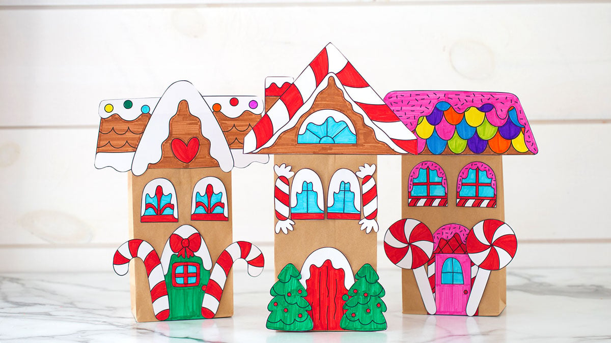 Paper Bag Gingerbread House - The Best Ideas For Kids regarding Paper Bag Gingerbread House Template