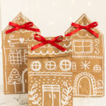 Paper Lunch Bag Gingerbread House.mp4 In Gingerbread House Template For Paper Bag