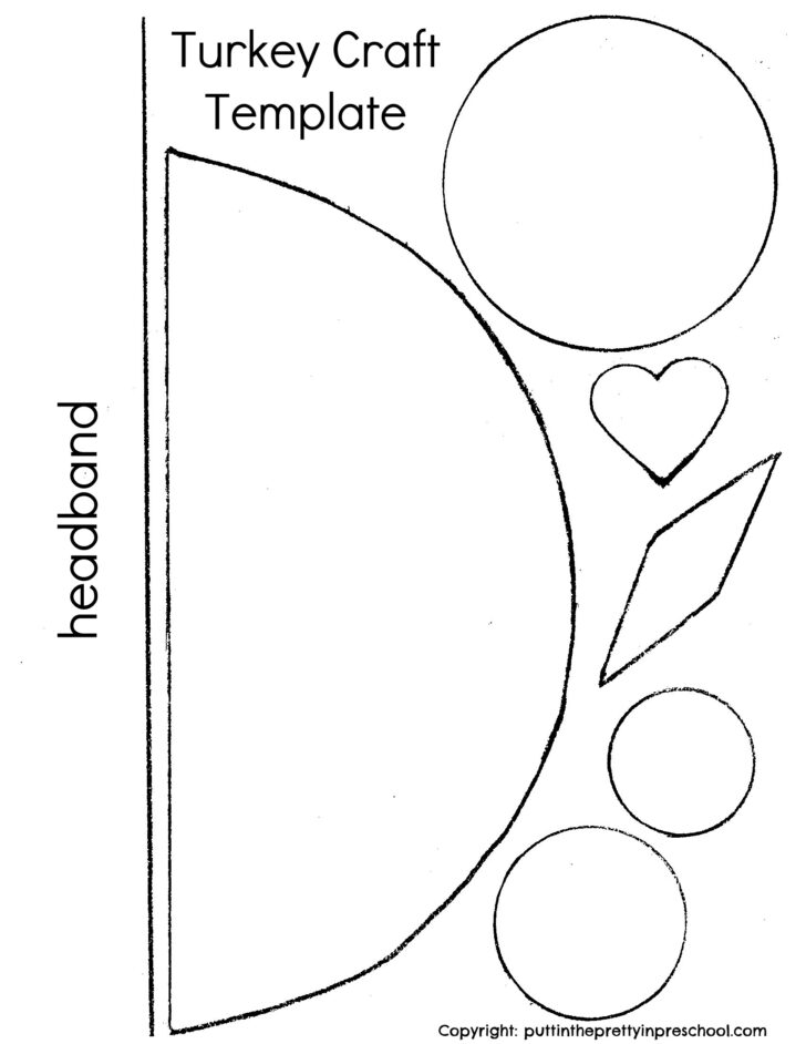 Turkey Paper Plate Craft Template