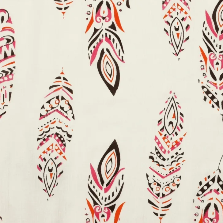 Fabric Peacock Feather Template