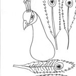 Peacock Template   10 Free Pdf Printables | Printablee Regarding Printable Peacock Feather Template