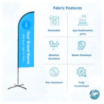 Personalized Flags For Events   Custom Promotional Flags With 11 Feather Flag Template