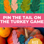 Pin The Tail On The Turkey Template And Tutorial (Free) ♥ Fleece Fun Throughout Pin The Tail On The Turkey Template