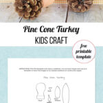 Pine Cone Turkey Inside Free Printable Pinecone Turkey Template