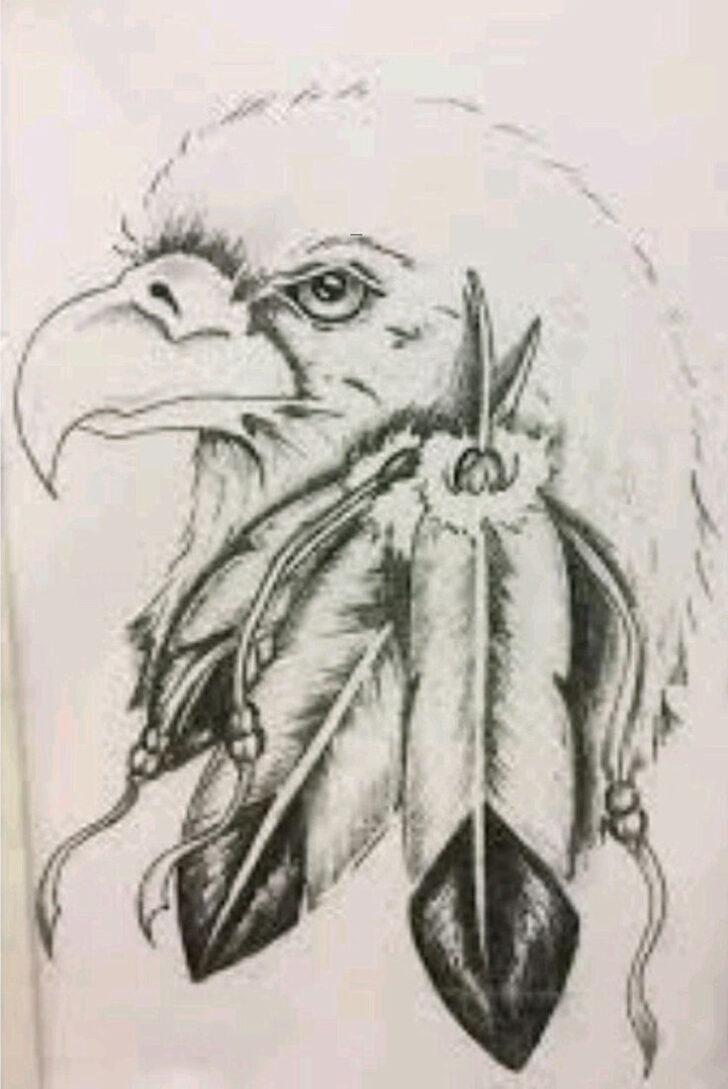 Veteran Eagle Feather Template