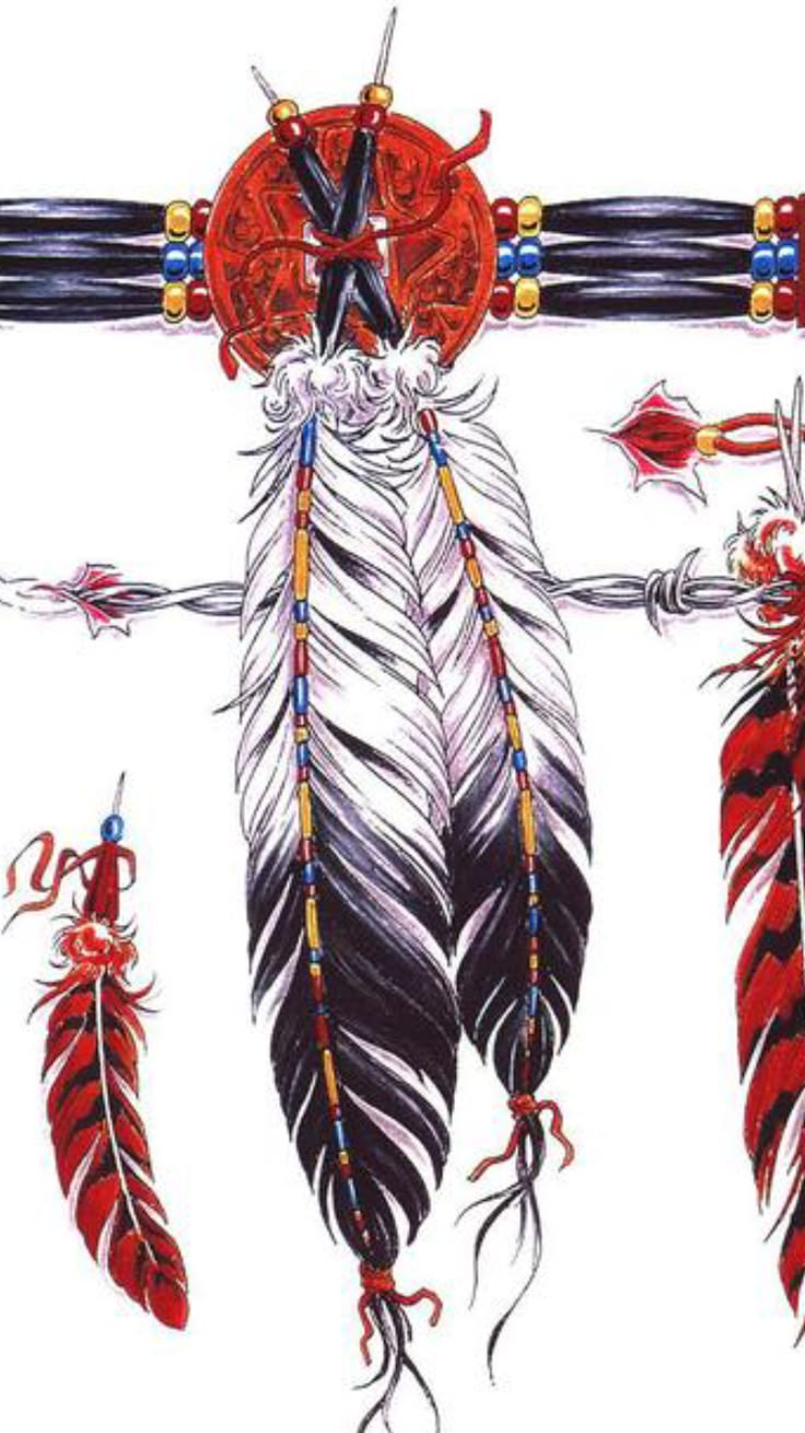 Pinr. Xavier De La Vega On Tattoo Ideas | Native American within Native American Feather Tattoo Template