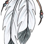 Pinsonia Keshane On Beading | Native American Feather Tattoo Pertaining To Native American Feather Tattoo Template