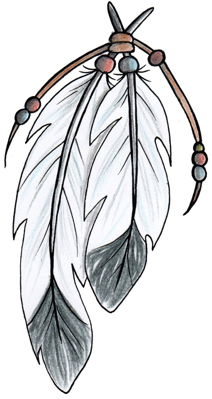 Pinsonia Keshane On Beading | Native American Feather Tattoo with regard to Native American Feather Template