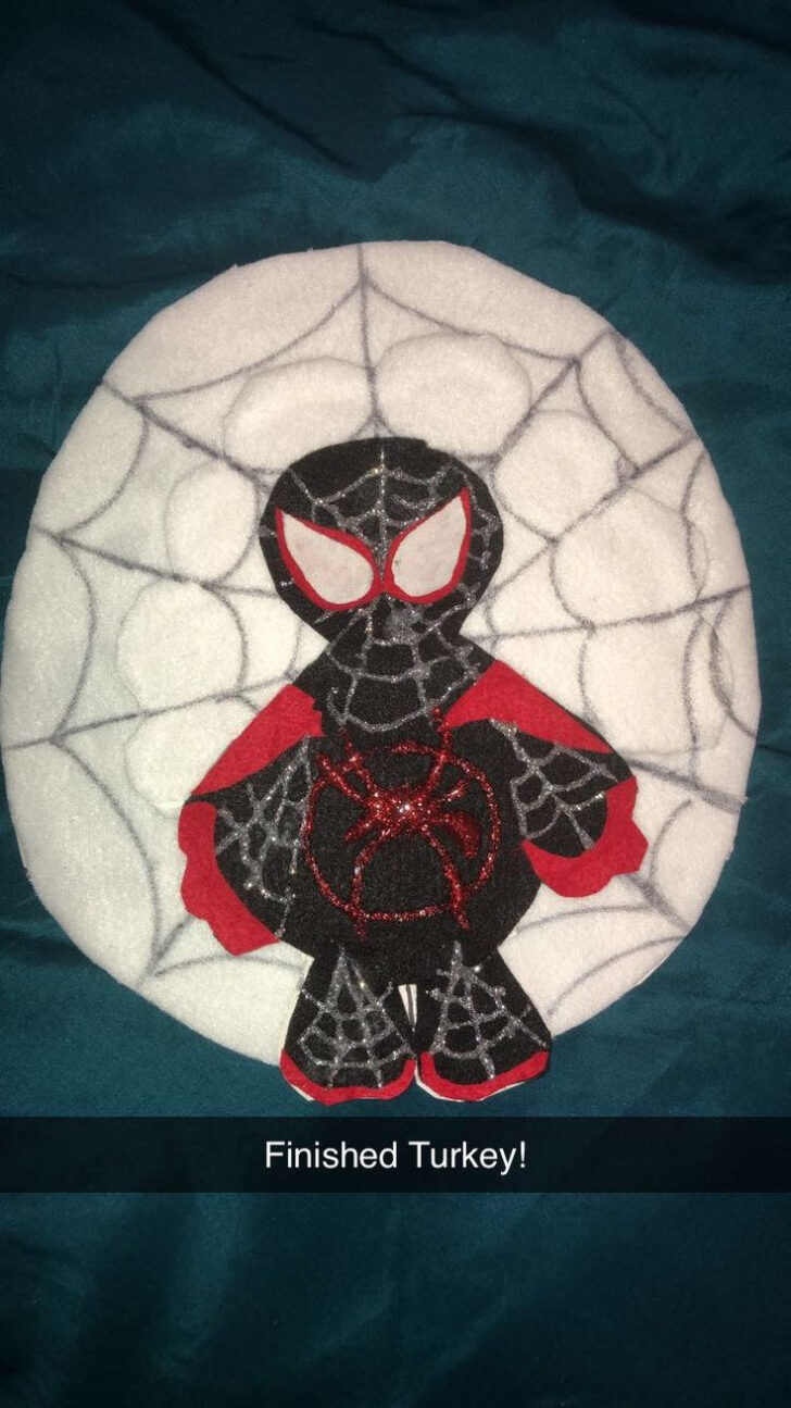 Spider Man Turkey in Disguise Template