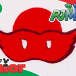 Pj Masks | Craft Tutorial: Owlette Mask | @Disneykids Throughout Owlette Feather Template