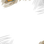 Plam Page Border And Printable Background In Word   Slidesdocs With Regard To Creative Brochure Cover Designs Feather Template