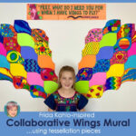 Printable Collaborative Frida Kahlo Inspired Wings Mural W With Frida Kahlo Mural Feather Template