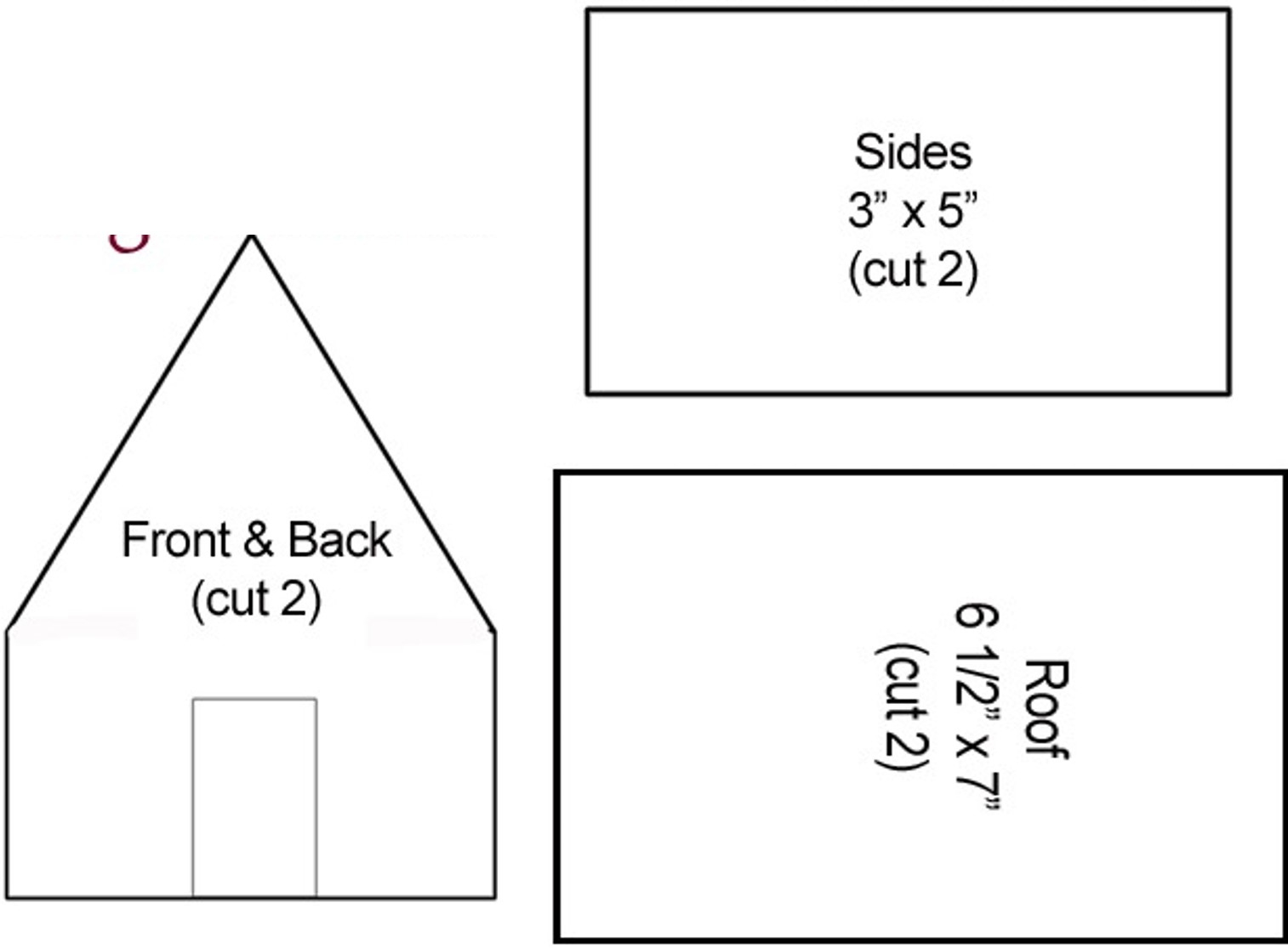 Printable Template Gingerbread House - Caroline&amp;#039;S Cupcakes Uganda regarding Triangle Gingerbread House Template