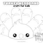 Printable Turkey Headband Diy Paper Craft For Kids   Simple Mom With Regard To Preschool Turkey Headband Template