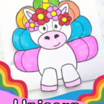 Printable Unicorn Turkey In Disguise Template With Disguise A Turkey As A Unicorn Template