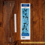 Quilting Template, Feather Spine Template, 12″Westalee Design With Regard To Westalee Feather Spine Template