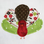 Raggy Turkey Applique Machine Embroidery Design In Turkey Applique Template
