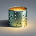 Recycled Tin Can Luminary: Crafting Upcycled Lights With Tin Can Lantern Design Template Feather