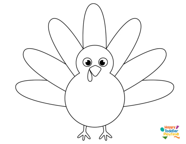 Kindergarten Turkey Template