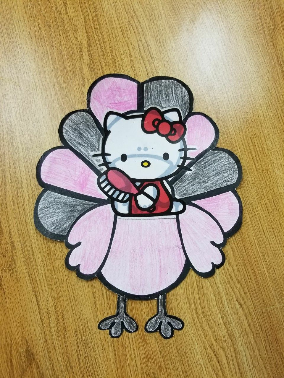 Sanrio Turkey Disguise with Hello Kitty Turkey Disguise Template