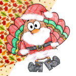 Santa Turkey Disguise (Free Printable)   Fireflies And Mud Pies Intended For Disguise A Turkey Santa Template