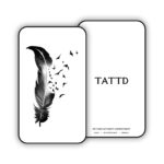 Semi Permanent Tattoo | Fading Feather | Last Up To 2 Weeks Throughout Fading Feather Tattoo Template