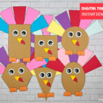 Shape Turkey Craft For Kids, Thanksgiving Turkey Printable, Turkey Throughout Shape Turkey Craft Template