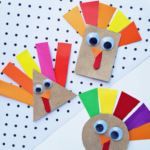 Shape Turkey Craft (Template Included)   Messy Little Monster Pertaining To Turkey Shape Template