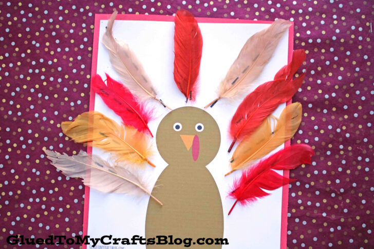 Craft Foam Feather Template