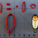 Super Mario   Retro Feather 266 B195 Cookie Cutter Set | Jb Cookie Inside Super Mario Feather Template