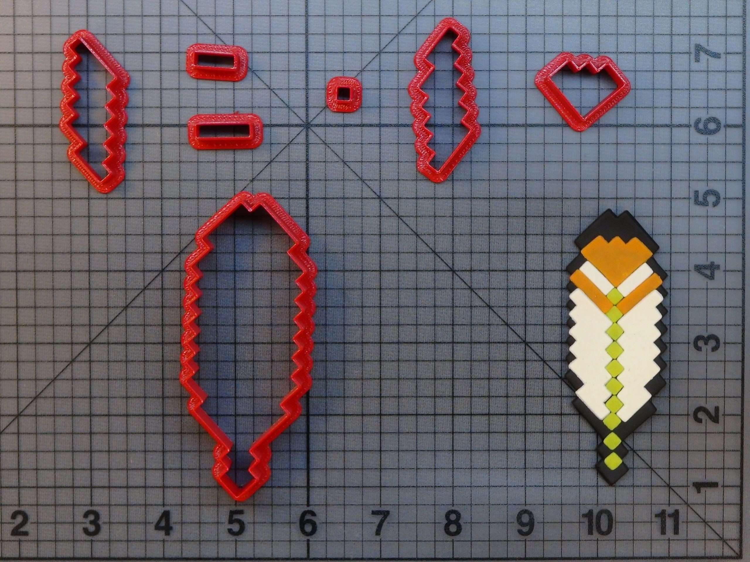 Super Mario - Retro Feather 266-B195 Cookie Cutter Set | Jb Cookie within Mario Feather Template