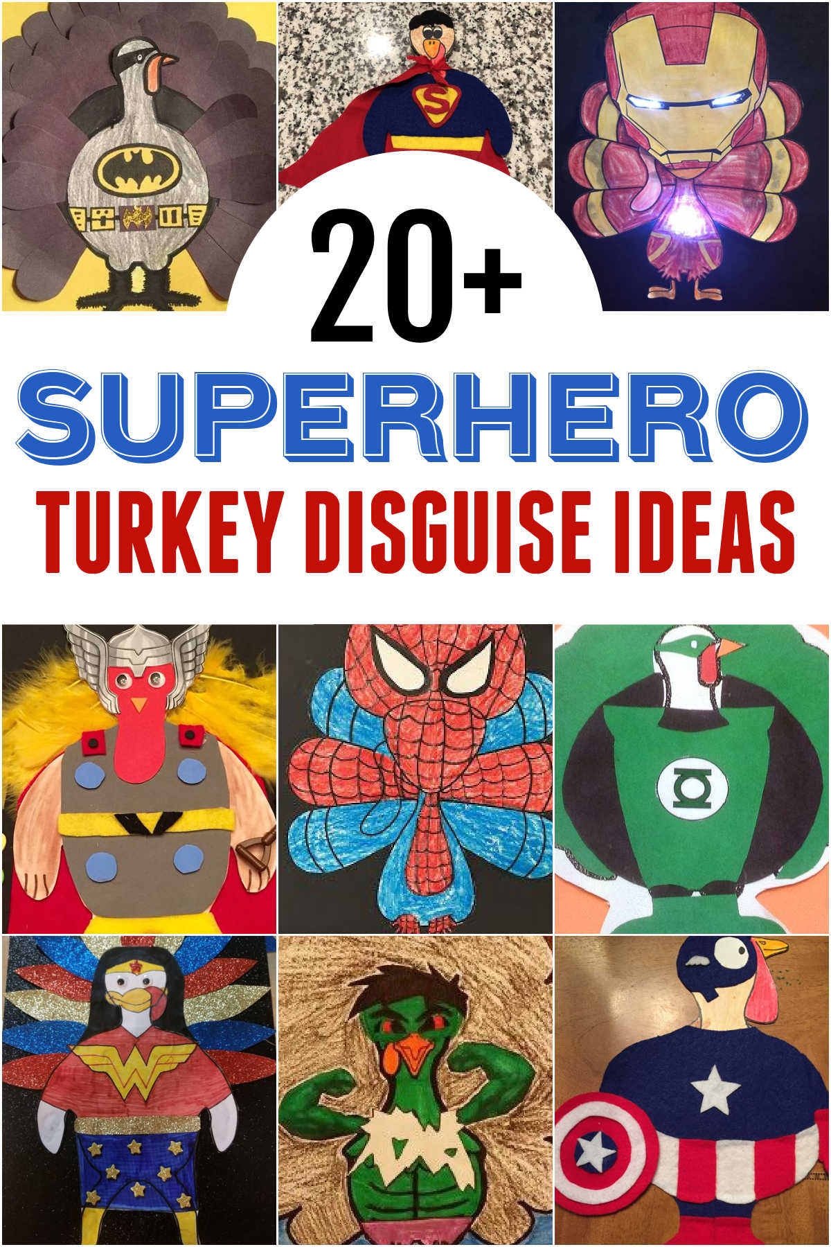 Superhero Turkey Disguises To Save Thanksgiving | Today'S Creative inside Black Panther Turkey Disguise Template