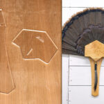 Template For Diy Turkey Mount   Fan And Beard Plaque   Etsy.de For Diy Turkey Fan Plaque Template