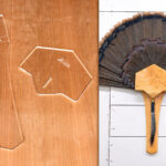Template For Diy Turkey Mount   Fan And Beard Plaque   Etsy.de Intended For Printable Turkey Fan Mount Template