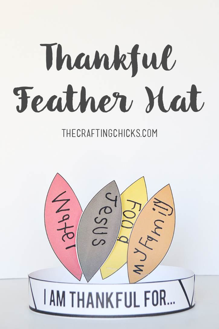 Thankful Feathers Hat pertaining to Feather Hat Template