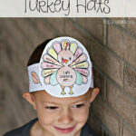 Thankful Turkey Hats With Thanksgiving Turkey Hat Template