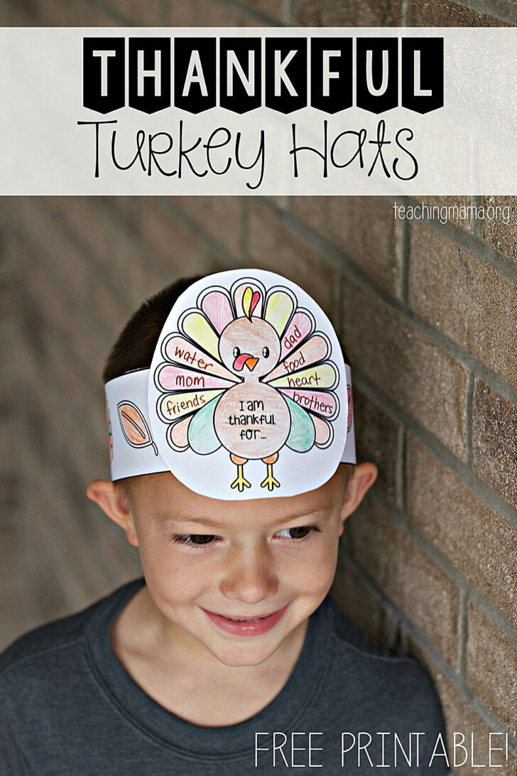 Thanksgiving Turkey Hat Template
